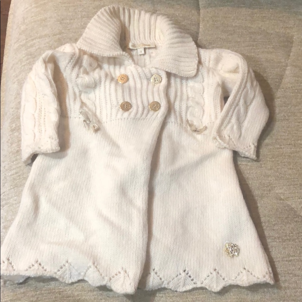 Roberto Cavalli size 3 toddler sweater coat